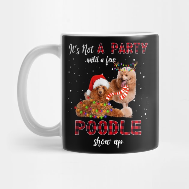 It's Not A Party With A Jew Poodle Show Up Funny Gift by kimmygoderteart